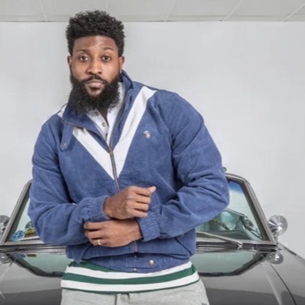 James King Atlanta Corduroy Club Jacket True Blue Bomber Jacket Mens 2XL New